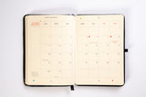 Per Order - Yearly Notebook 2026- Black Cover -( Lined , Blank , Dotted )