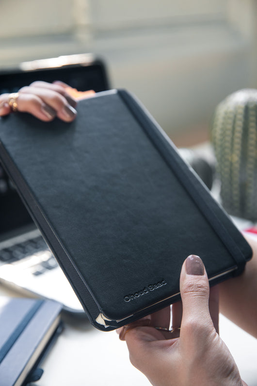 Per Order - Yearly Notebook 2026- Black Cover -( Lined , Blank , Dotted )