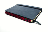 Special Palestine Design -Weekly Planner &  Toolkit Black cover with the Palestinian Design - Kufiya & Tariq Masr