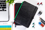 Per Order - Yearly Notebook 2026- Black Cover -( Lined , Blank , Dotted )