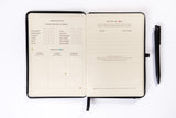 Yearly Planner 2024 - Black Cover - Lined Pages